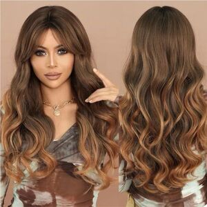 Elegant Brown Ombre Wig